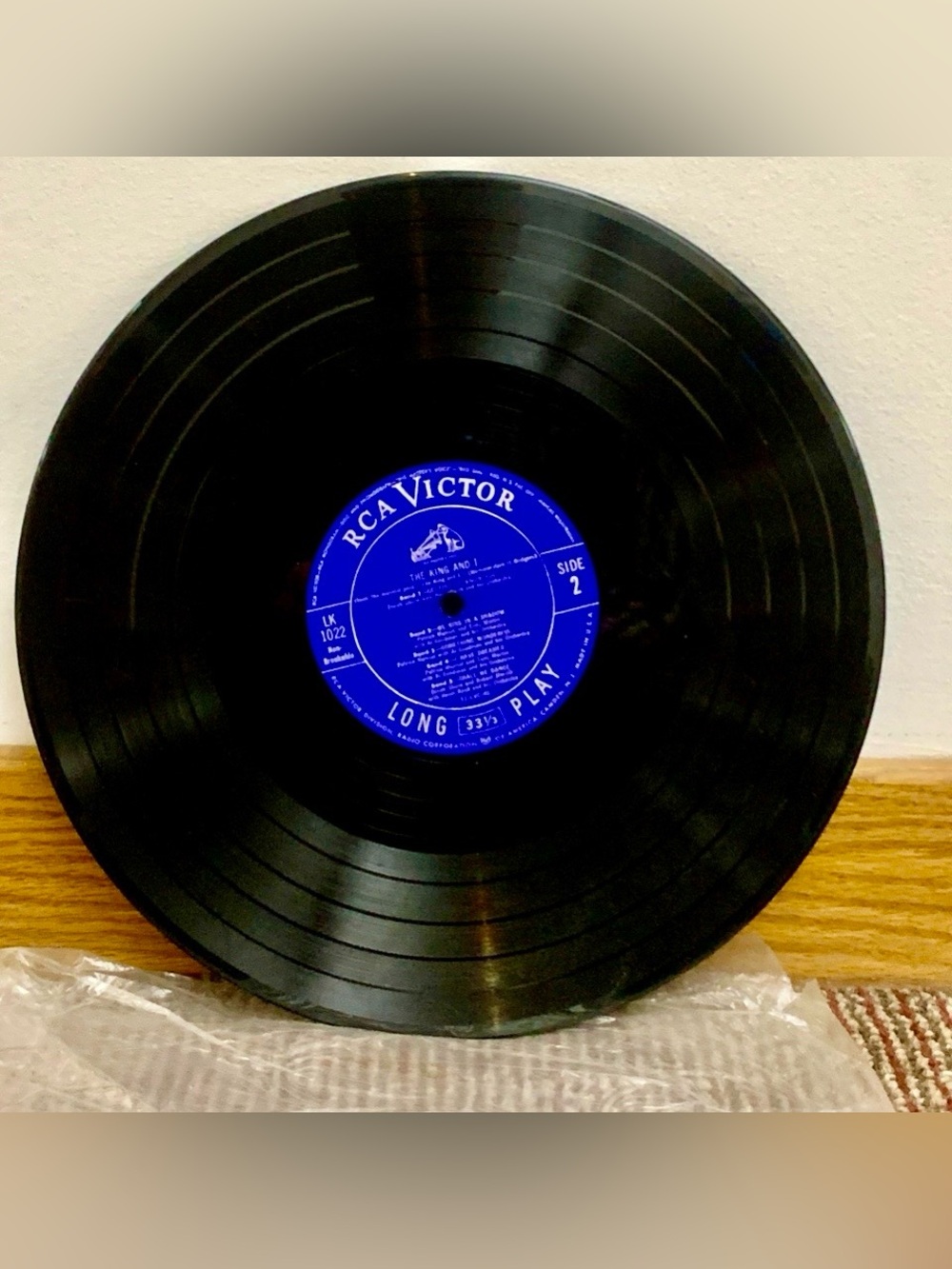 1964 Vintage Vinyl Original Cast The King And I Musical Record Album